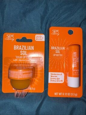 Brazilian Sol Lip Butter & Sugar Lip Scrub Set